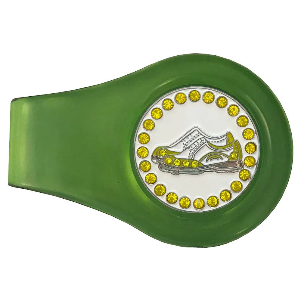 Golf Shoes (Yellow) Golf Ball Marker With Colored Clip