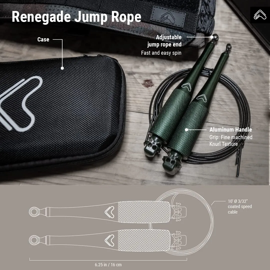 Green Jump Rope By  Wod For Cross Training And Boxing Skip Rope Built