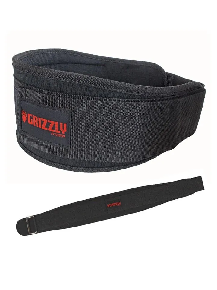 Grizzly Soflex Nylon Pro Weight Training Belt