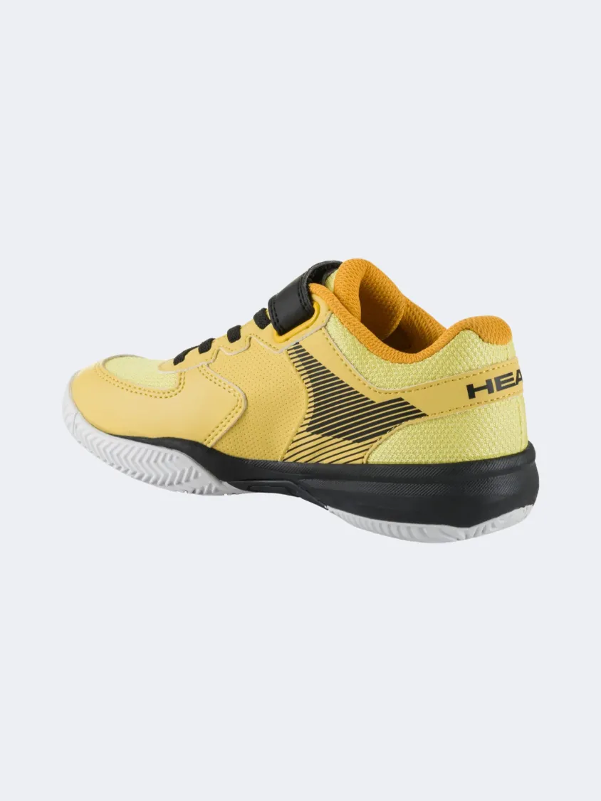 Head Sprint Velcro 3 Kids Tennis Shoes Yellow/Black Bnbk