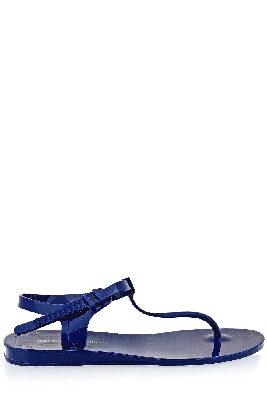 HENRY & HENRY ATHENA Royal Blue Rubber Sandals