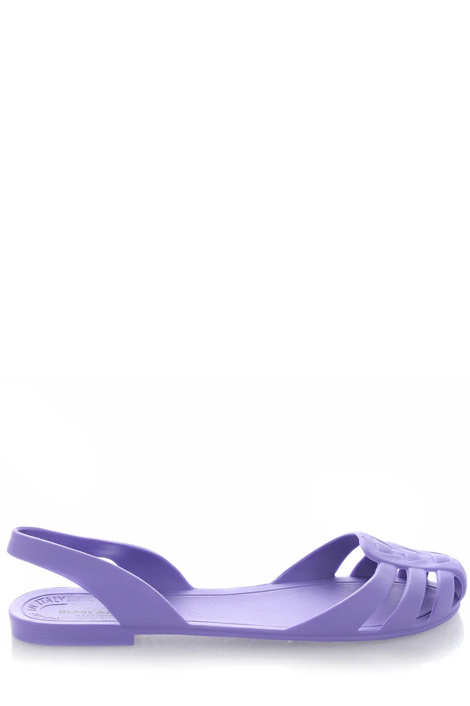 HENRY & HENRY MILA Lilac Rubber Slingbacks