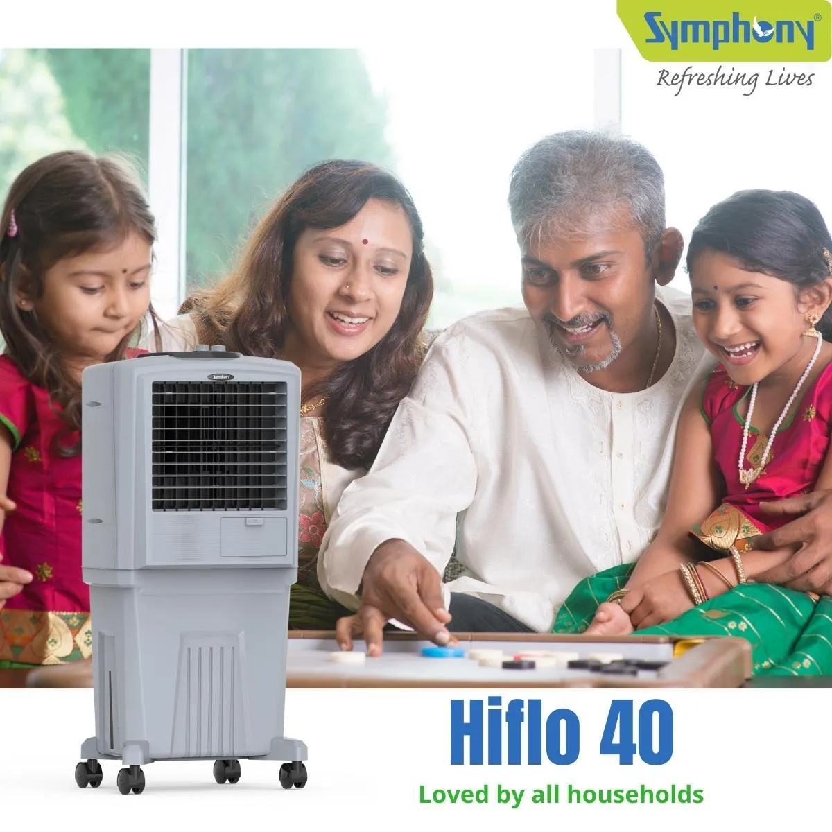 HiFlo 40 Personal Air Cooler 40-litres with Powerful air throw