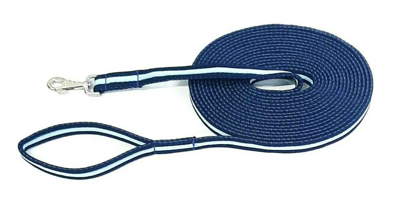 Horse Lunge Line Large Dog Training Lead Leash 50ft Soft Cushioned Padded 25mm Air Webbing