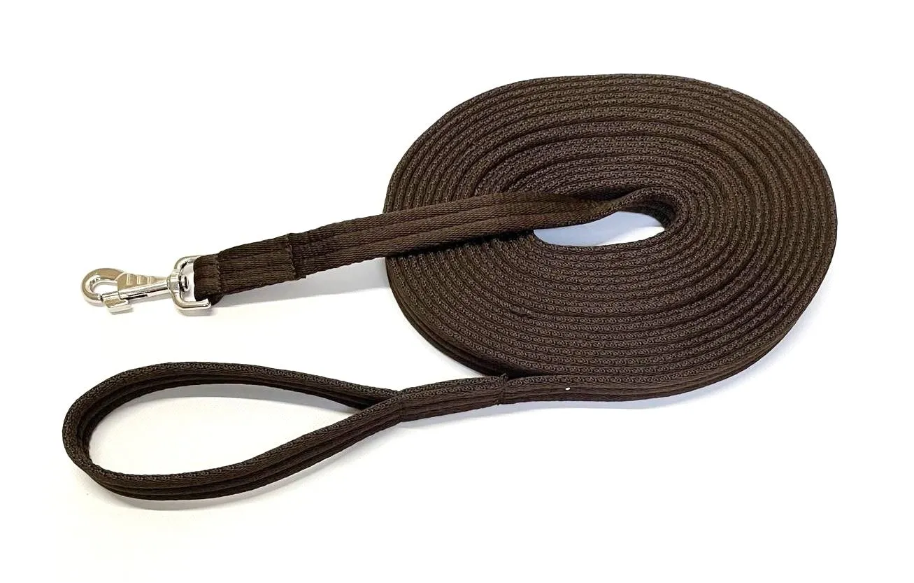 Horse Lunge Line Large Dog Training Lead Leash 50ft Soft Cushioned Padded 25mm Air Webbing