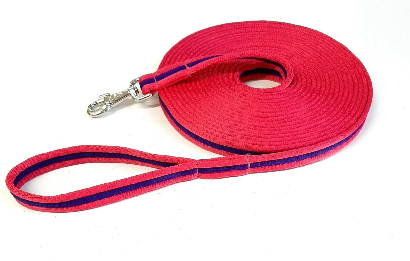 Horse Lunge Line Large Dog Training Lead Leash 50ft Soft Cushioned Padded 25mm Air Webbing