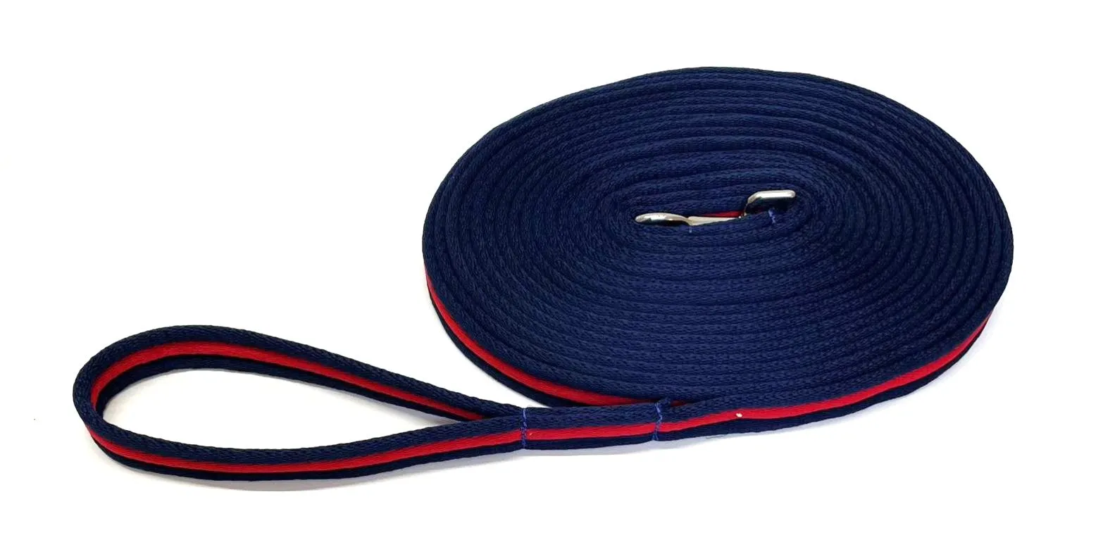 Horse Lunge Line Large Dog Training Lead Leash 50ft Soft Cushioned Padded 25mm Air Webbing