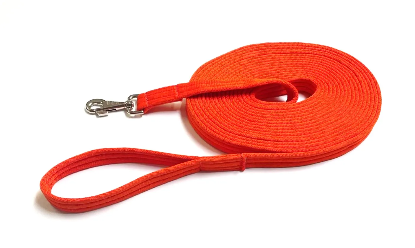 Horse Lunge Line Large Dog Training Lead Leash 50ft Soft Cushioned Padded 25mm Air Webbing