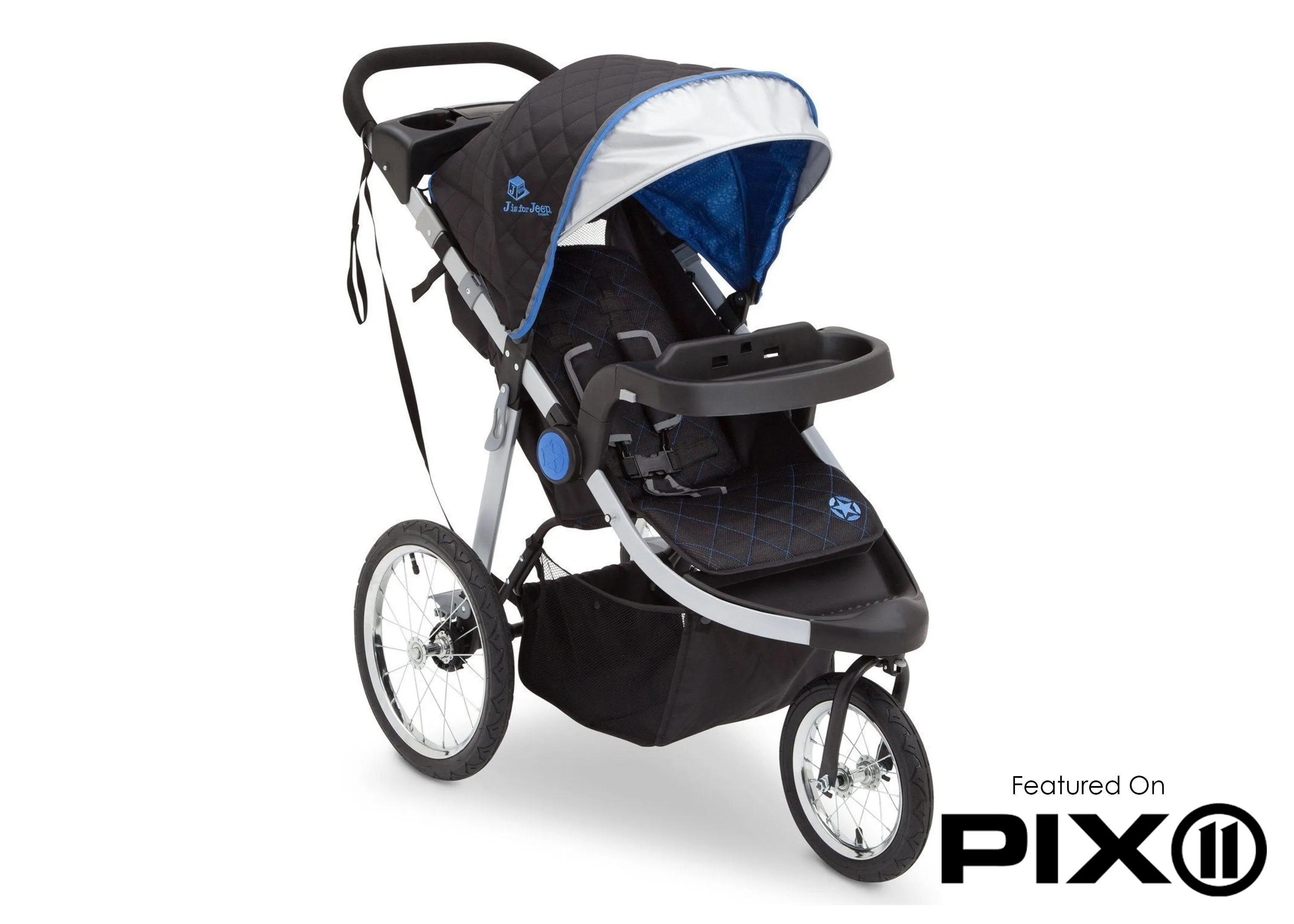 J is for Jeep® Brand Cross-Country All-Terrain Jogging Stroller