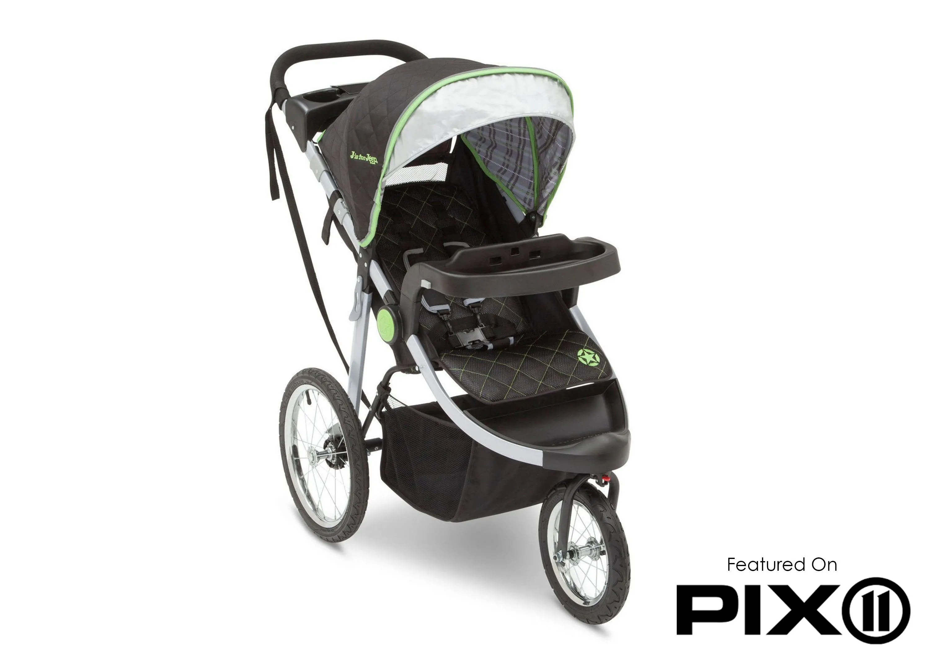 J is for Jeep® Brand Cross-Country All-Terrain Jogging Stroller