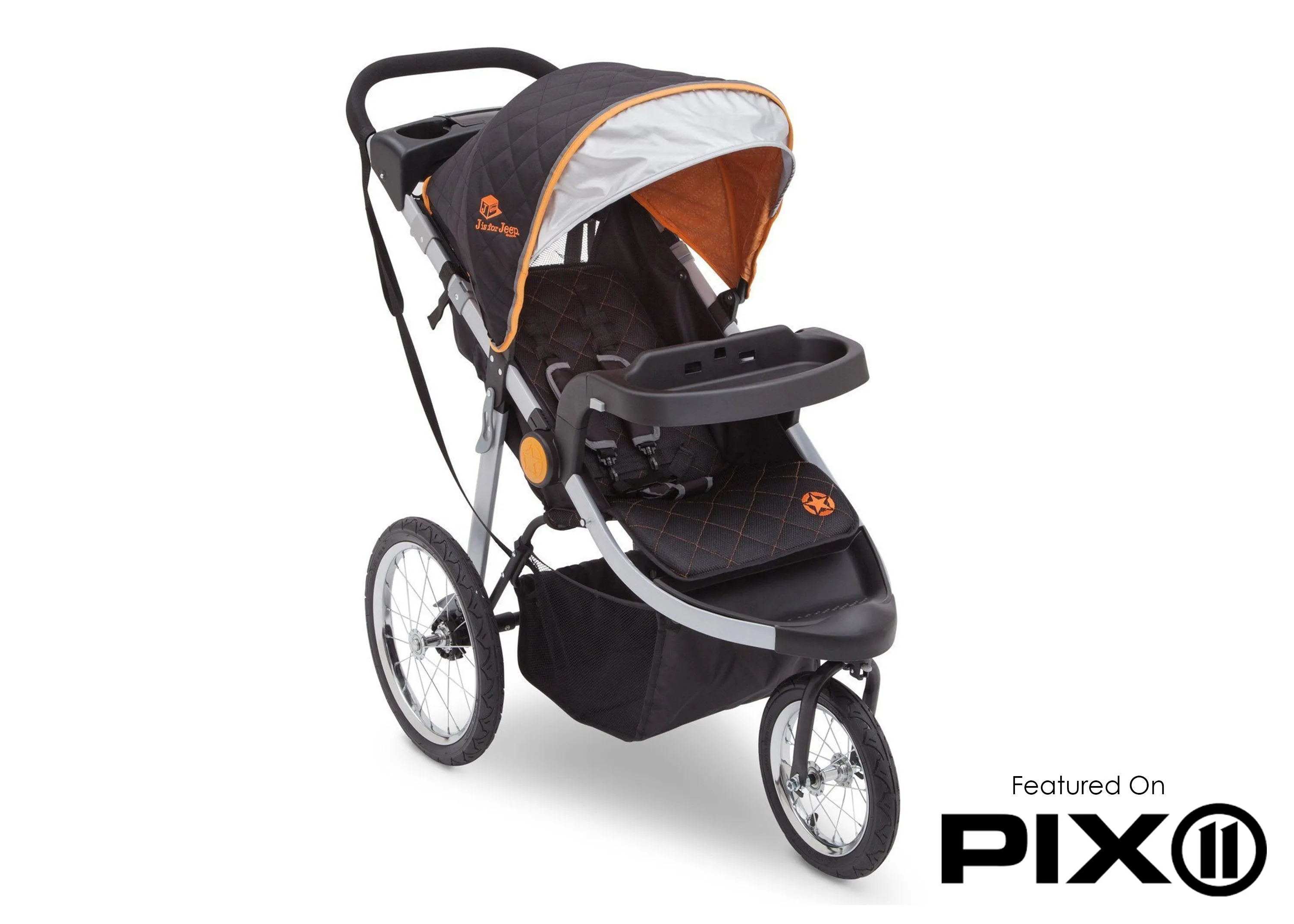 J is for Jeep® Brand Cross-Country All-Terrain Jogging Stroller