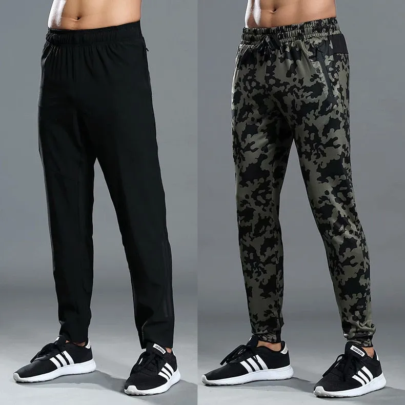 jogging pants Dry Fit training pants running pants men Joggers cycling sport pants full length black trousers pockets sportswear