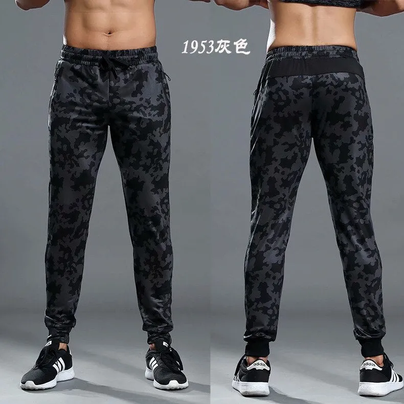 jogging pants Dry Fit training pants running pants men Joggers cycling sport pants full length black trousers pockets sportswear