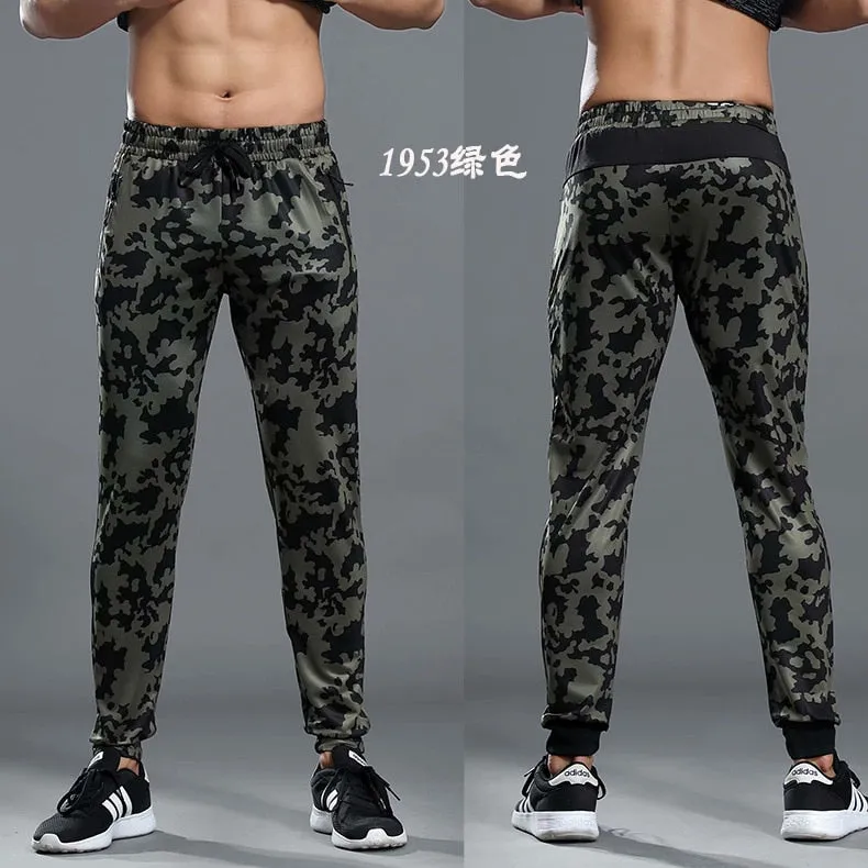 jogging pants Dry Fit training pants running pants men Joggers cycling sport pants full length black trousers pockets sportswear