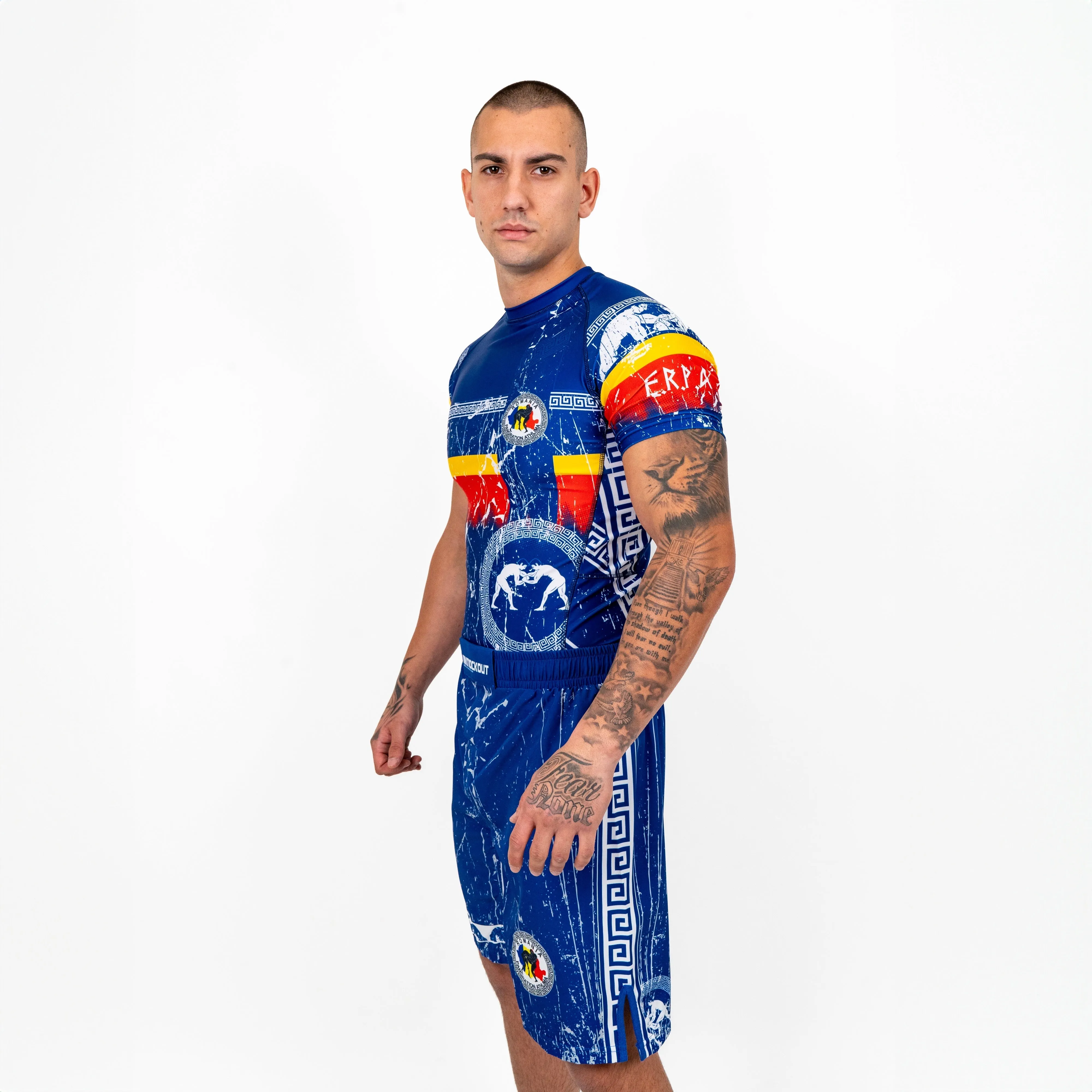 Knockout Pangration Rashguard- Short Sleeve