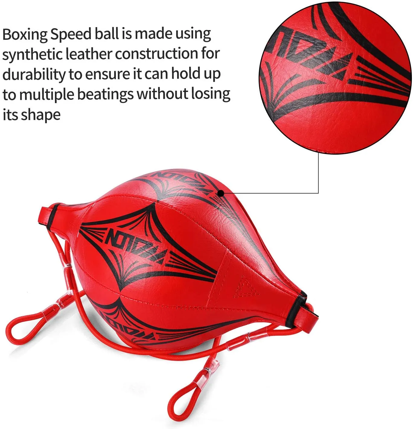 KUYOU Leather Speed Training Ball