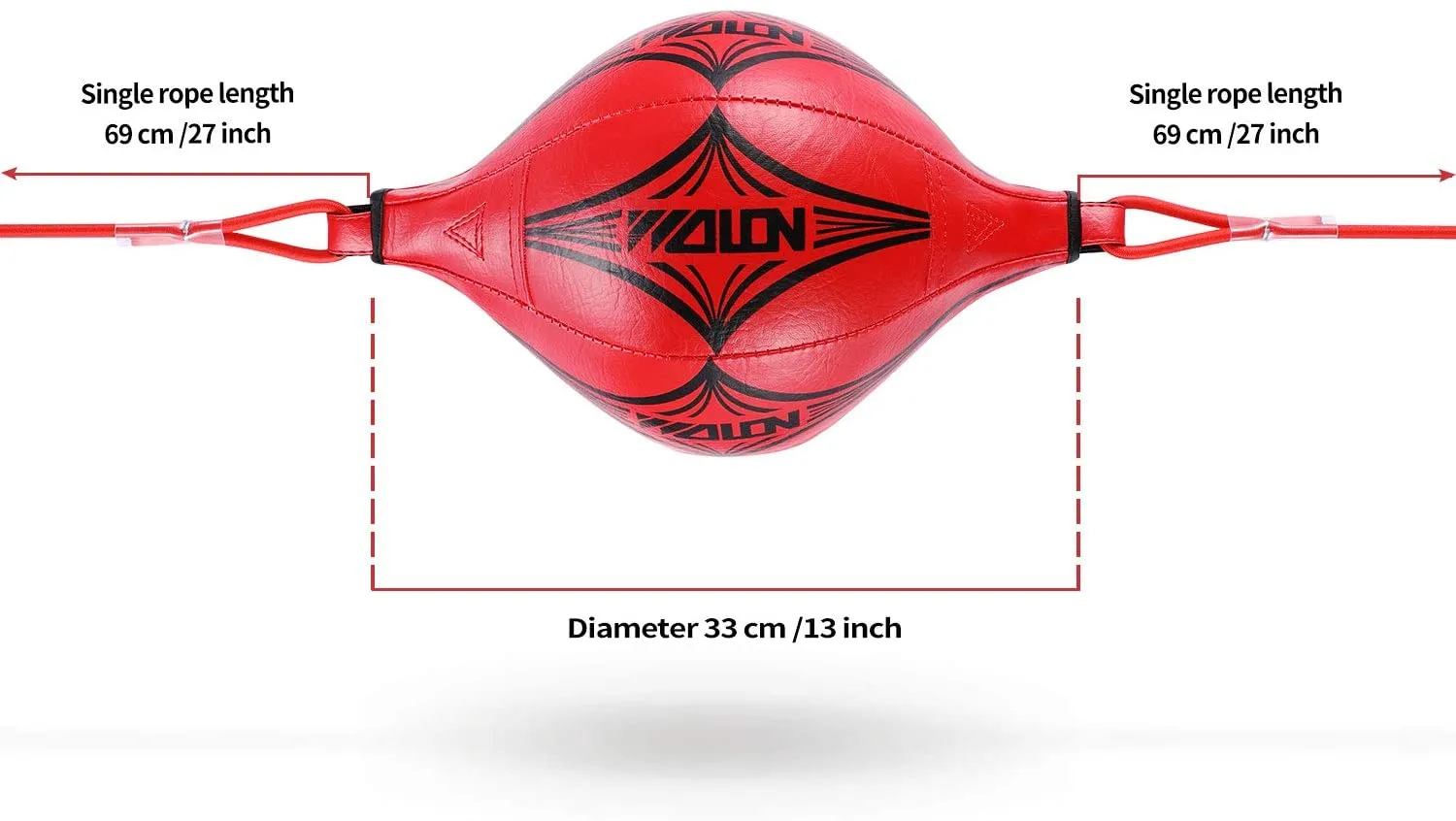 KUYOU Leather Speed Training Ball