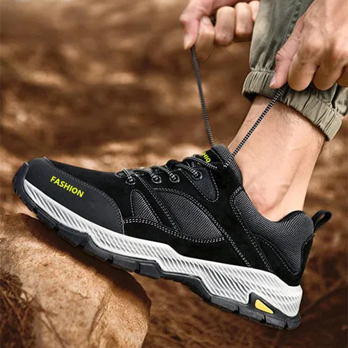 Lace-up Casual Safety Sneakers Mens Non-slip work shoes