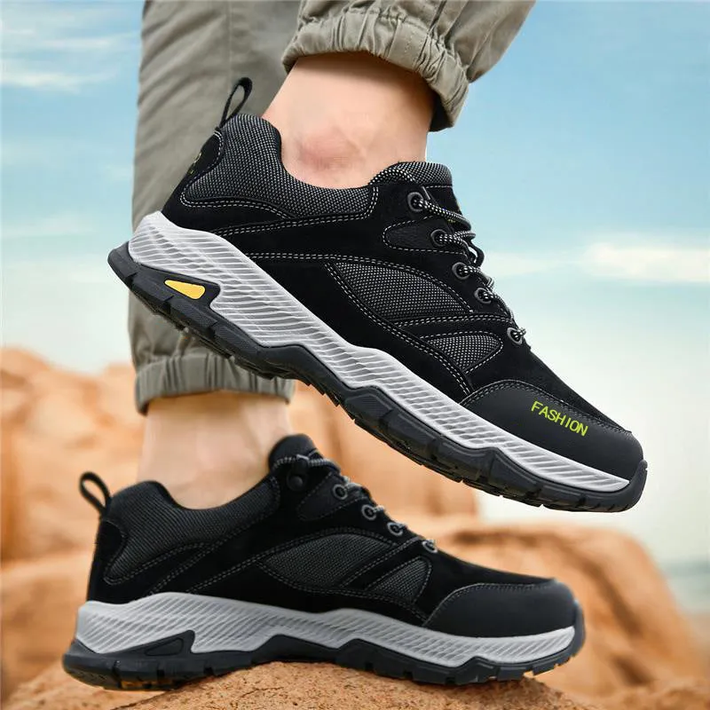 Lace-up Casual Safety Sneakers Mens Non-slip work shoes