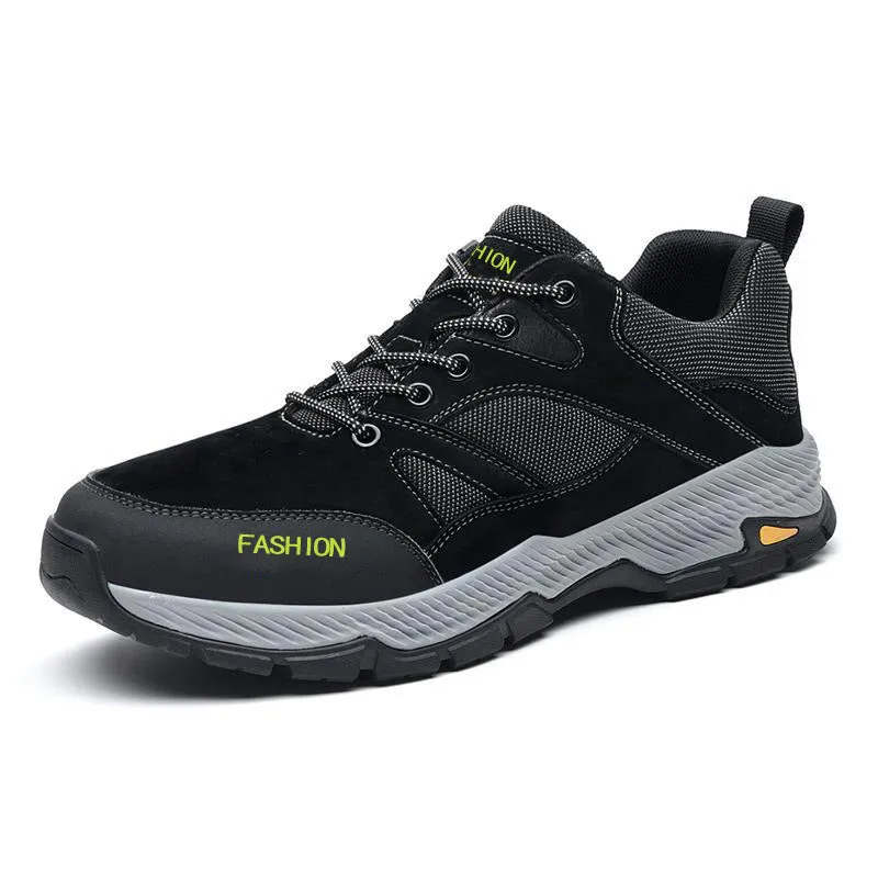 Lace-up Casual Safety Sneakers Mens Non-slip work shoes