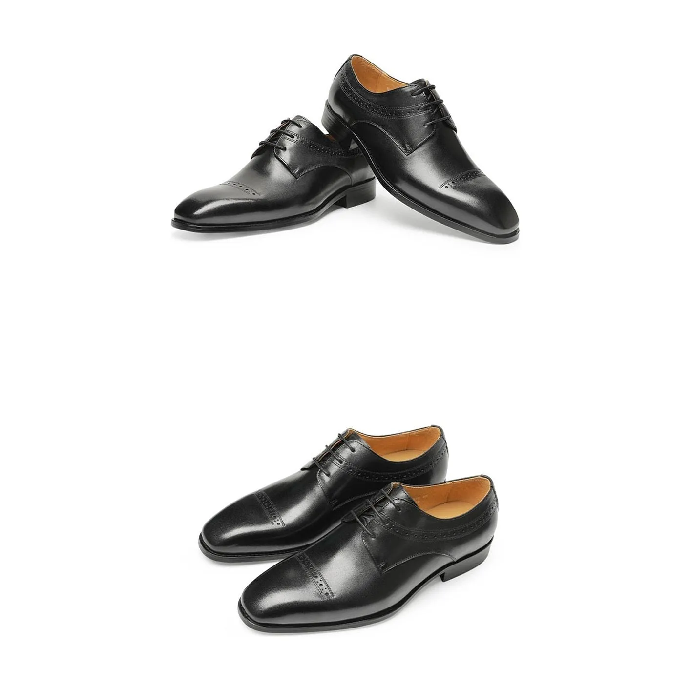 LaceLux Exotic Pointed Toe Dress Shoes