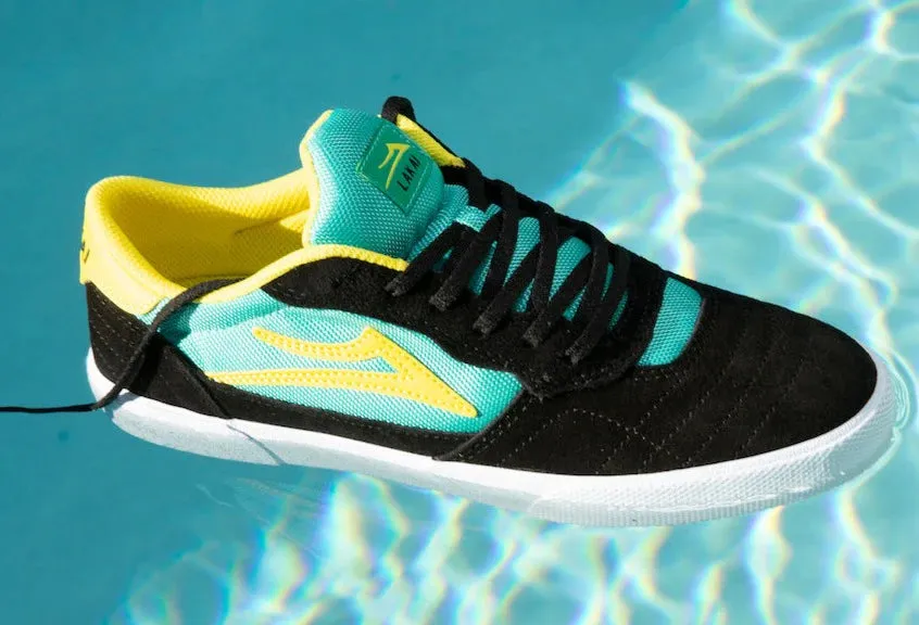 LAKAI CAMBRIDGE BLACK/TEAL SUEDE