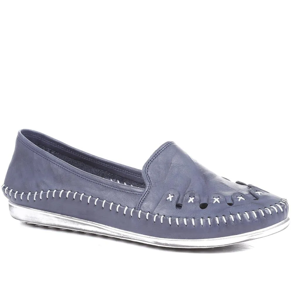 Leather Slip-On Pumps - GOKH29000 / 316 901