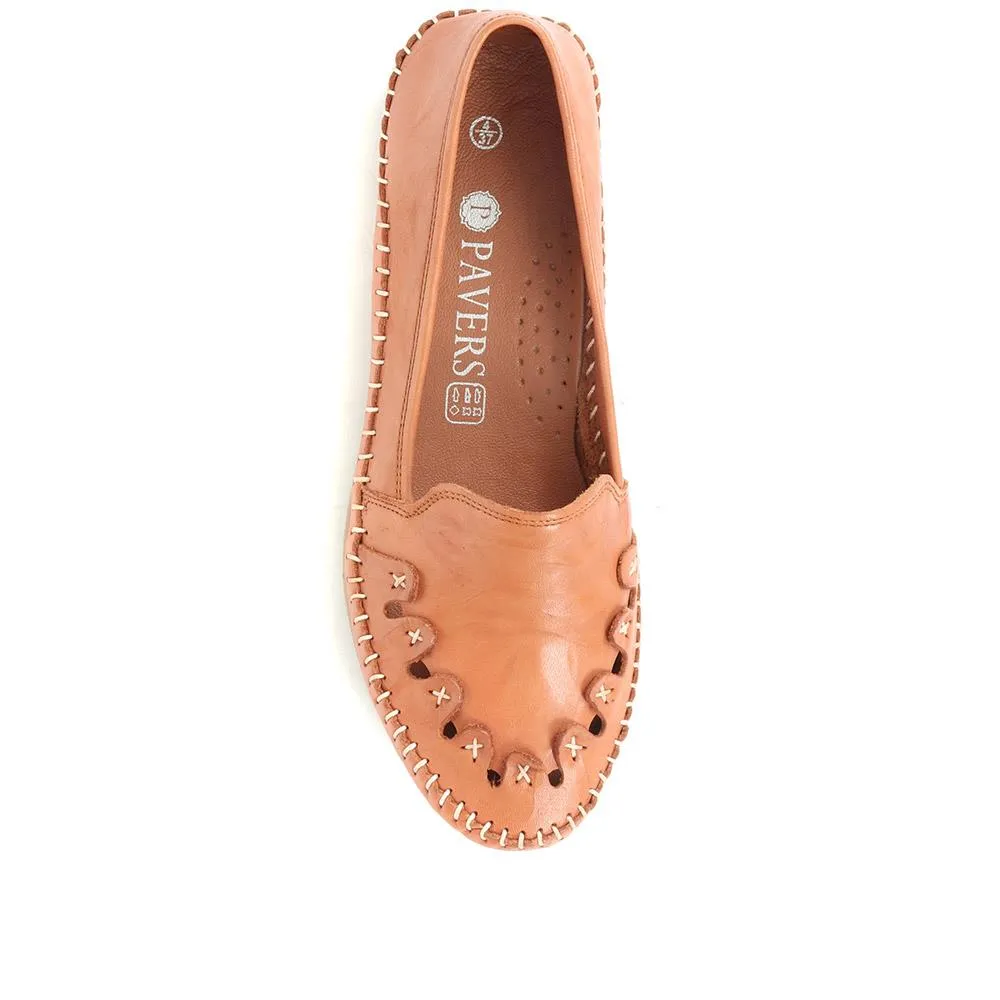 Leather Slip-On Pumps - GOKH29000 / 316 901