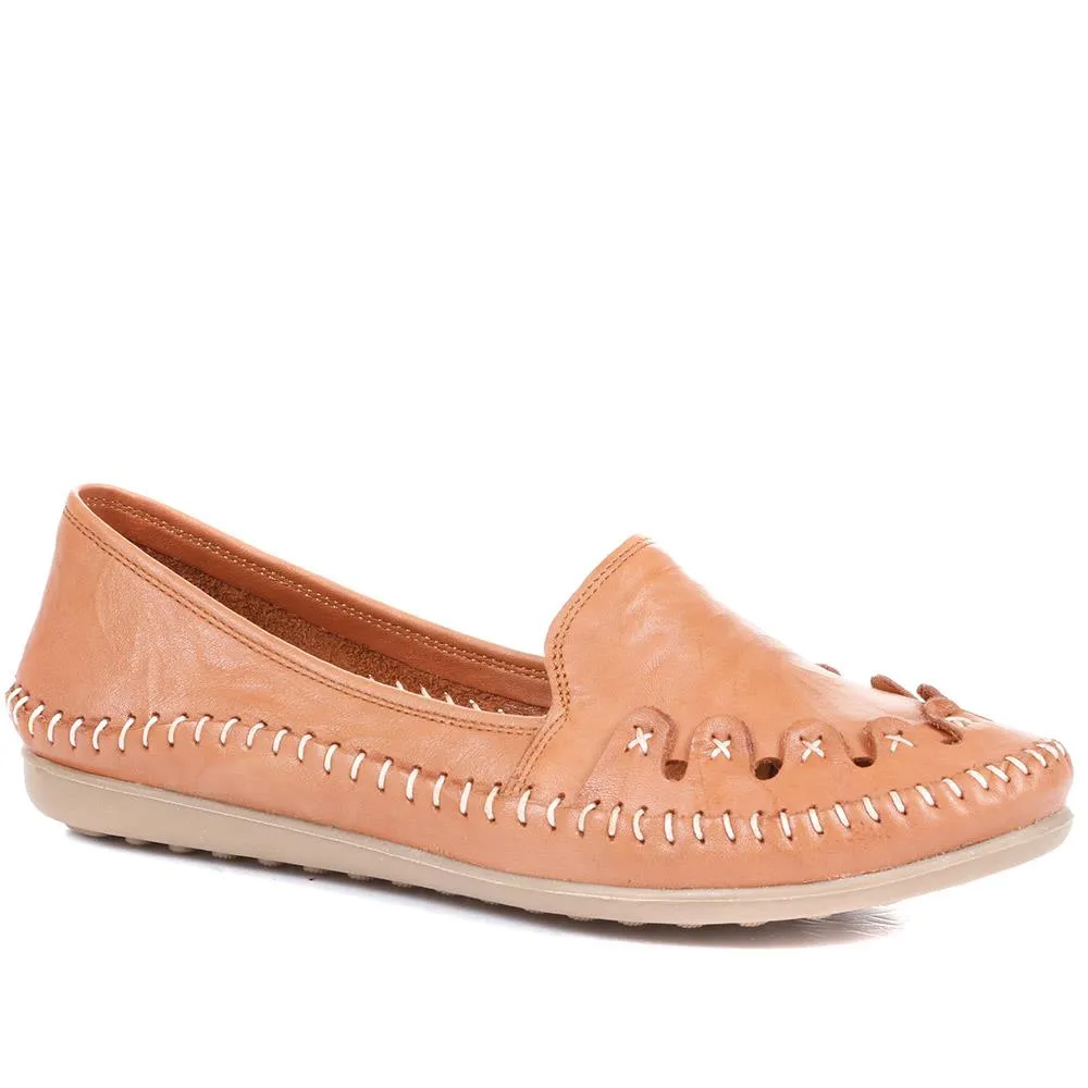 Leather Slip-On Pumps - GOKH29000 / 316 901