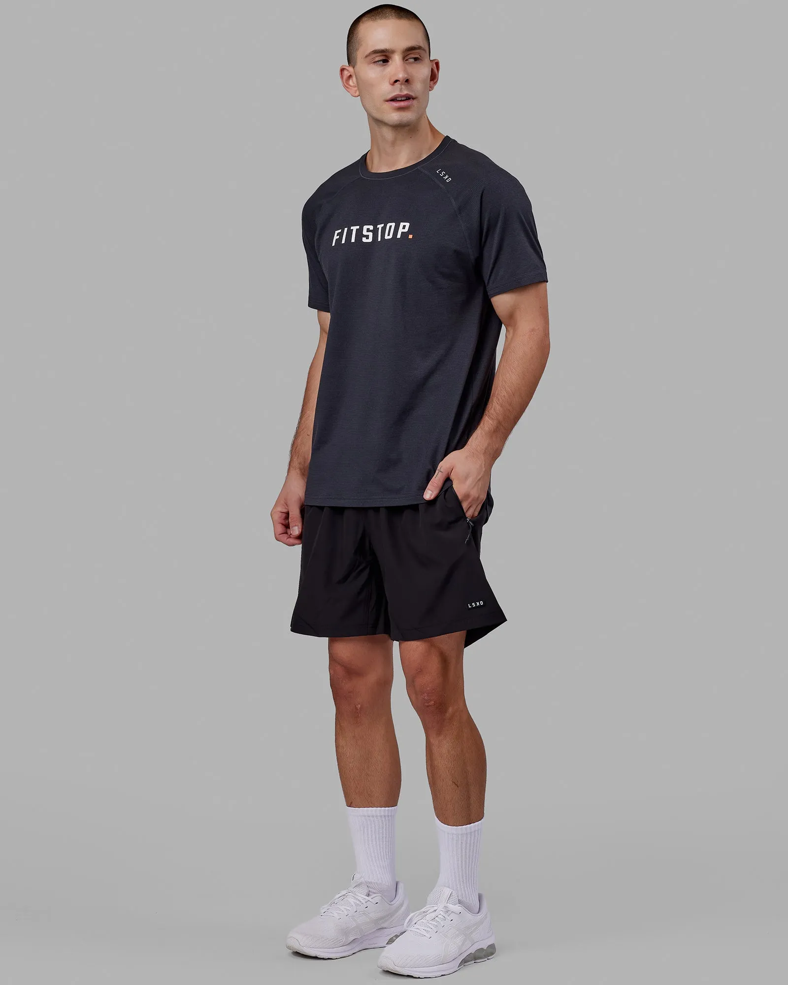 LSKD x FS VapourFLX Trainer Tee - Black Marl