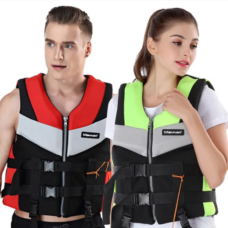 MANNER QP2030 Adult Buoyancy Vest Swimming Aid Life Jacket, Size:S(Red)