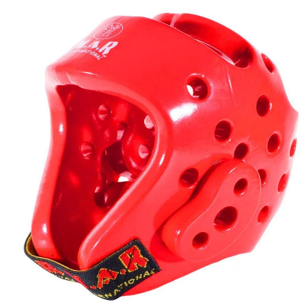 MAR-160A | Red Dipped Foam Martial Arts Head Guard