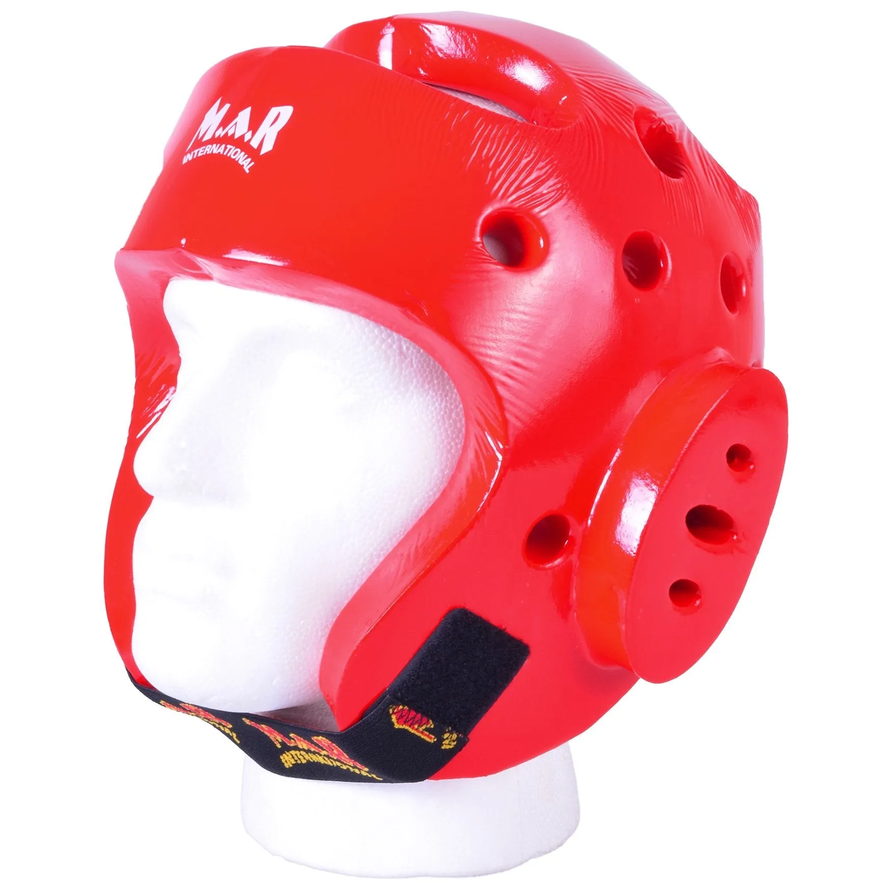 MAR-160A | Red Dipped Foam Martial Arts Head Guard