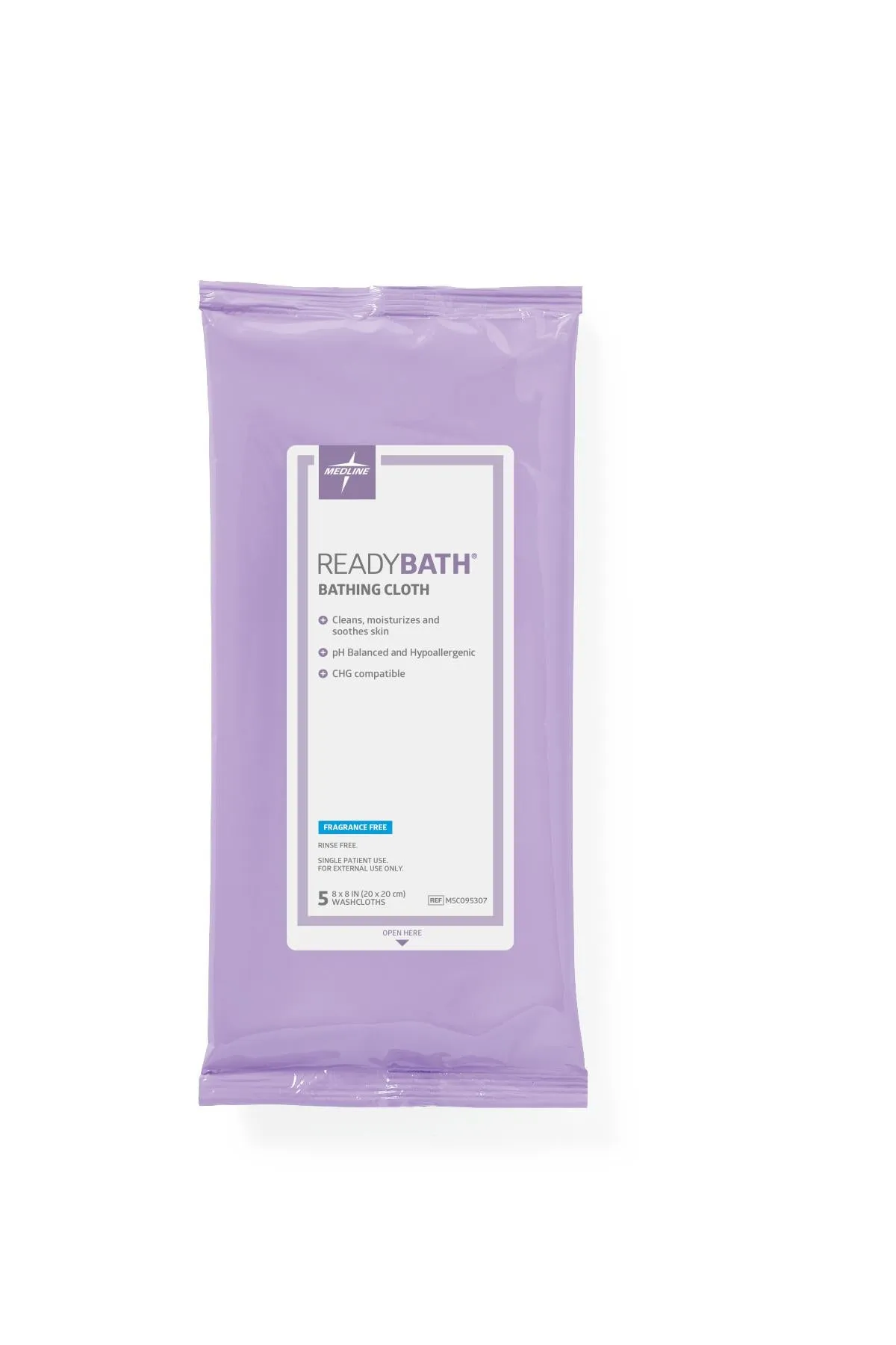 Medline ReadyBath Total Body Cleansing Standard Weight Washcloths