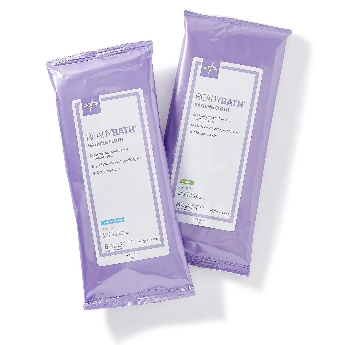 Medline ReadyBath Total Body Cleansing Standard Weight Washcloths