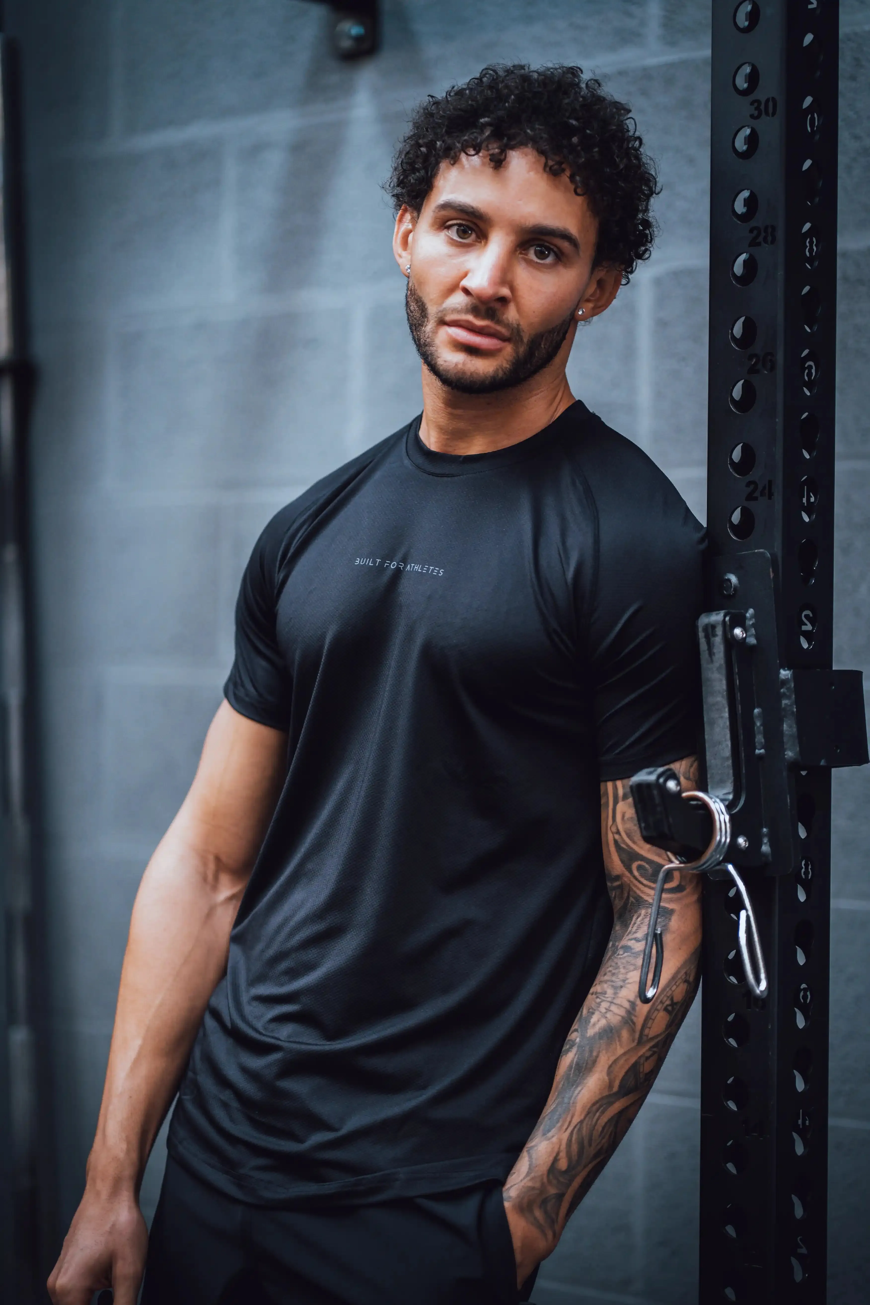 Men's Black Training T-Shirt