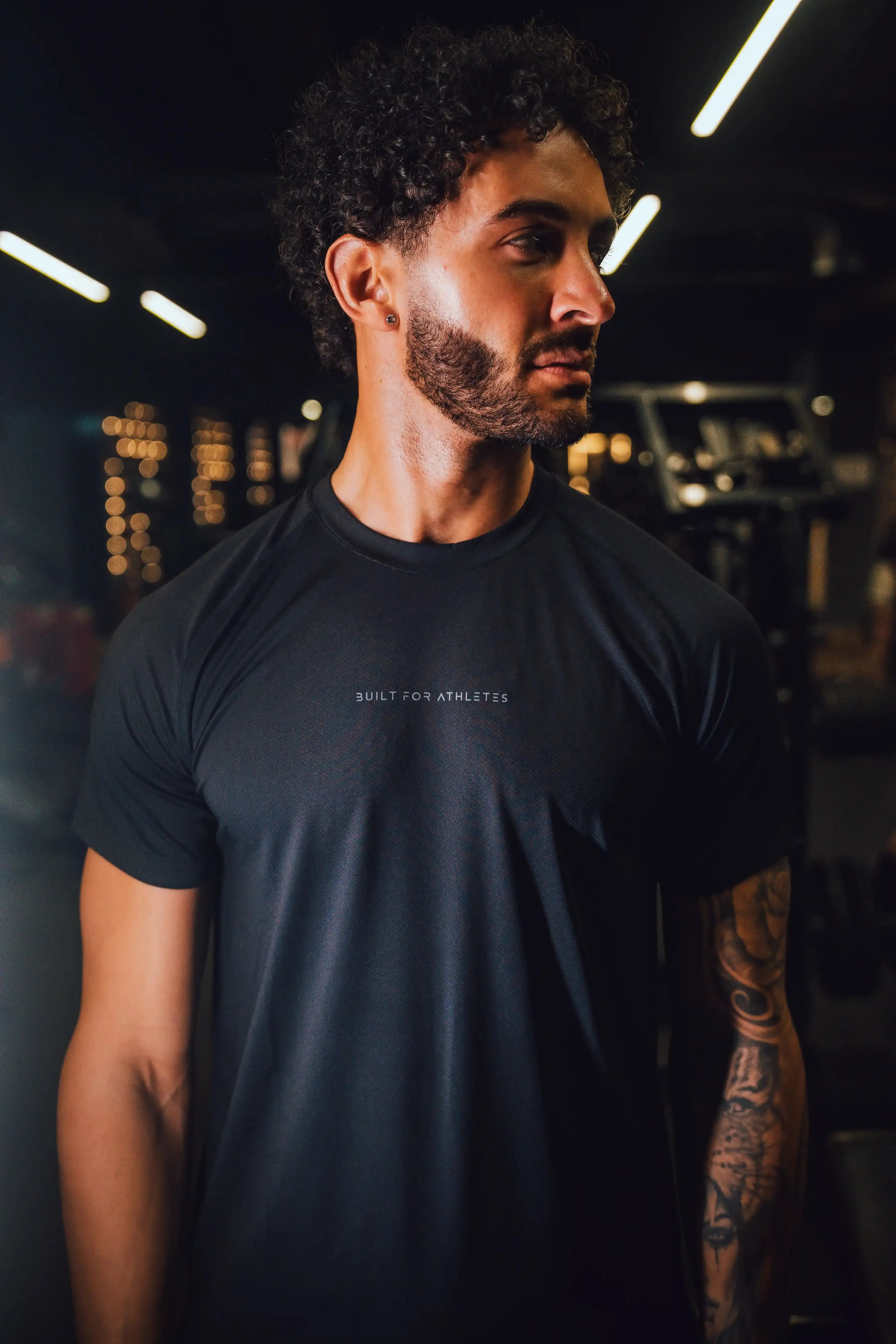 Men's Black Training T-Shirt