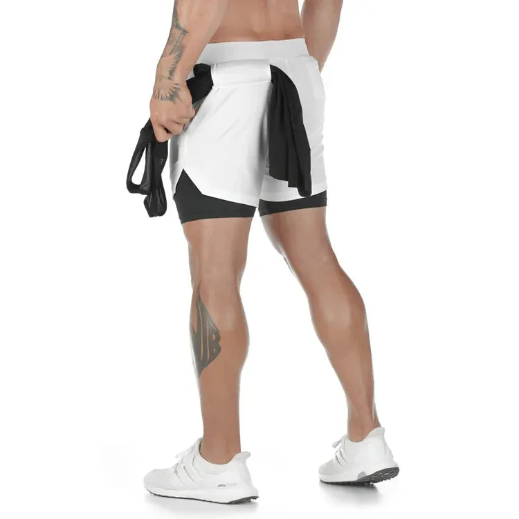 Men's Camo Running Gym Shorts