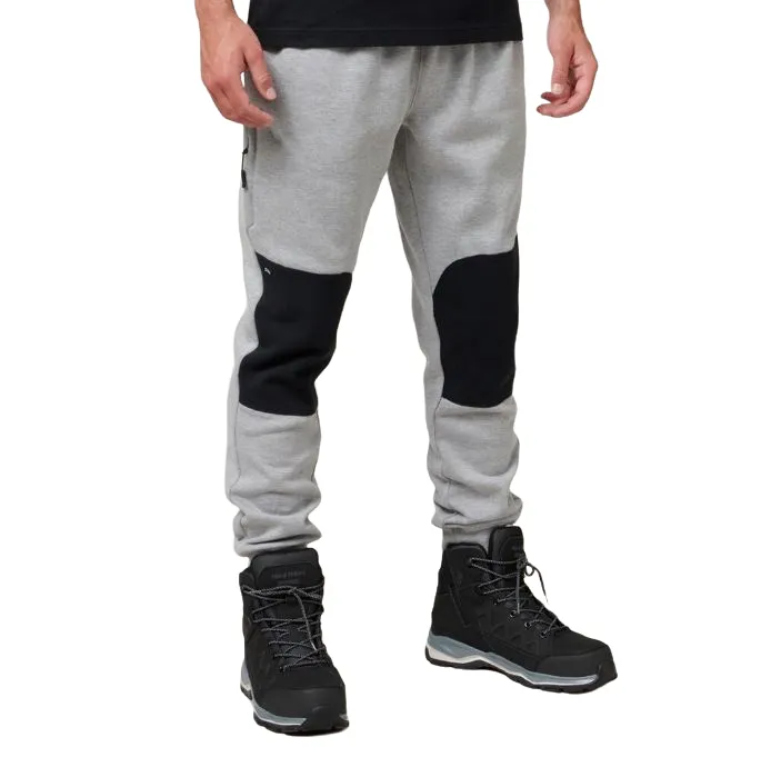 Mens Hard Yakka Xtreme Jogger Fleece Trackie Pant Grey