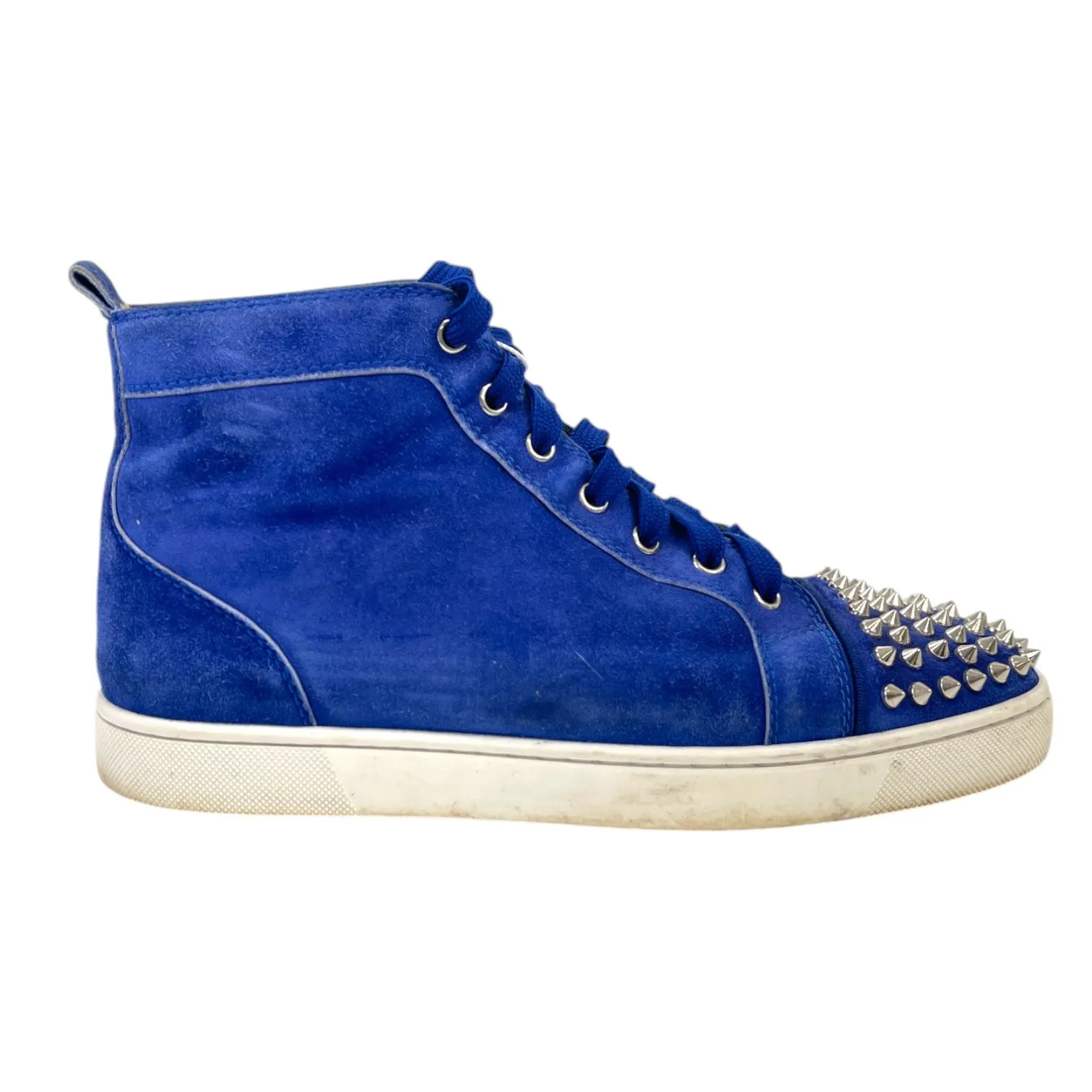 Men's Spikes High Top Low Trainers Blue Size EU 40 / UK 6