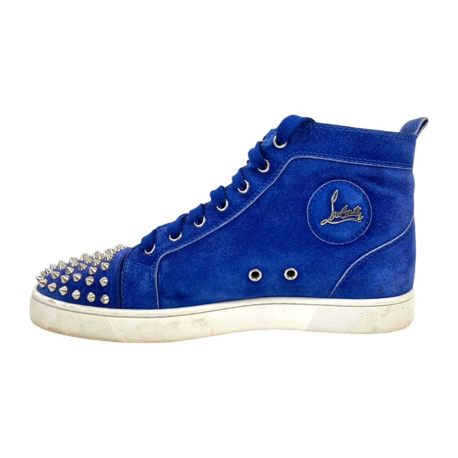 Men's Spikes High Top Low Trainers Blue Size EU 40 / UK 6