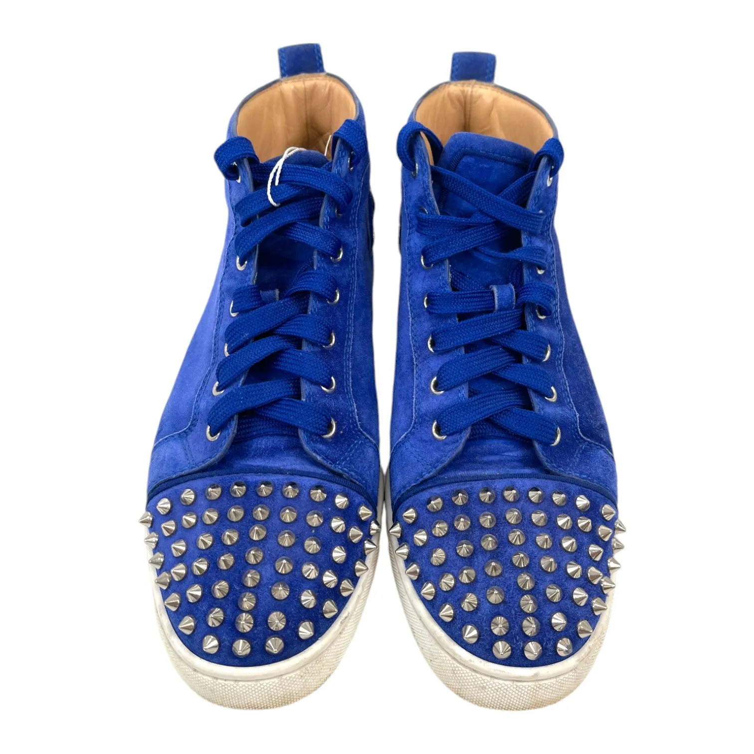 Men's Spikes High Top Low Trainers Blue Size EU 40 / UK 6