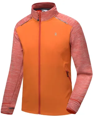 Men's Thumbholes Stretch Golf Running Jacket