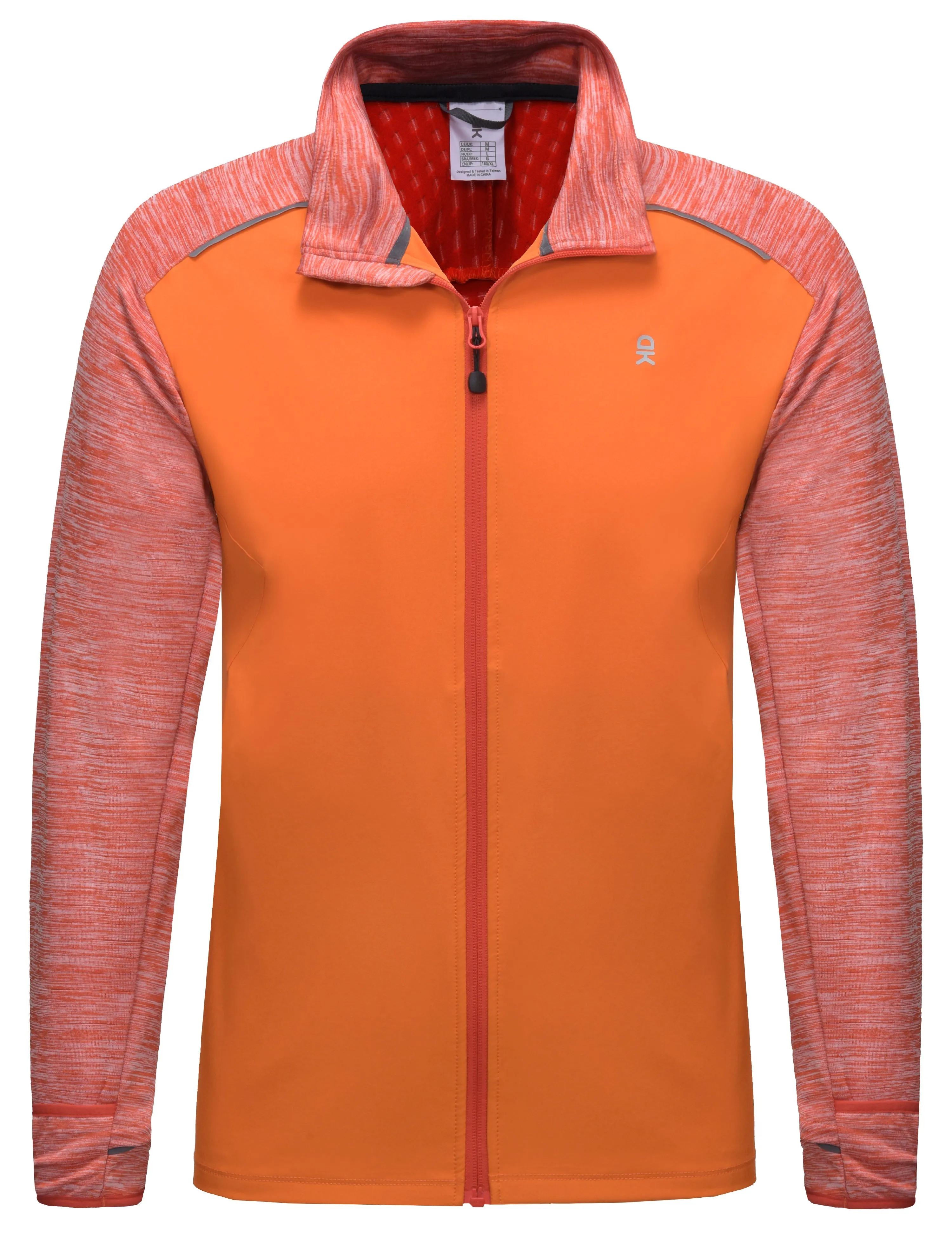 Men's Thumbholes Stretch Golf Running Jacket