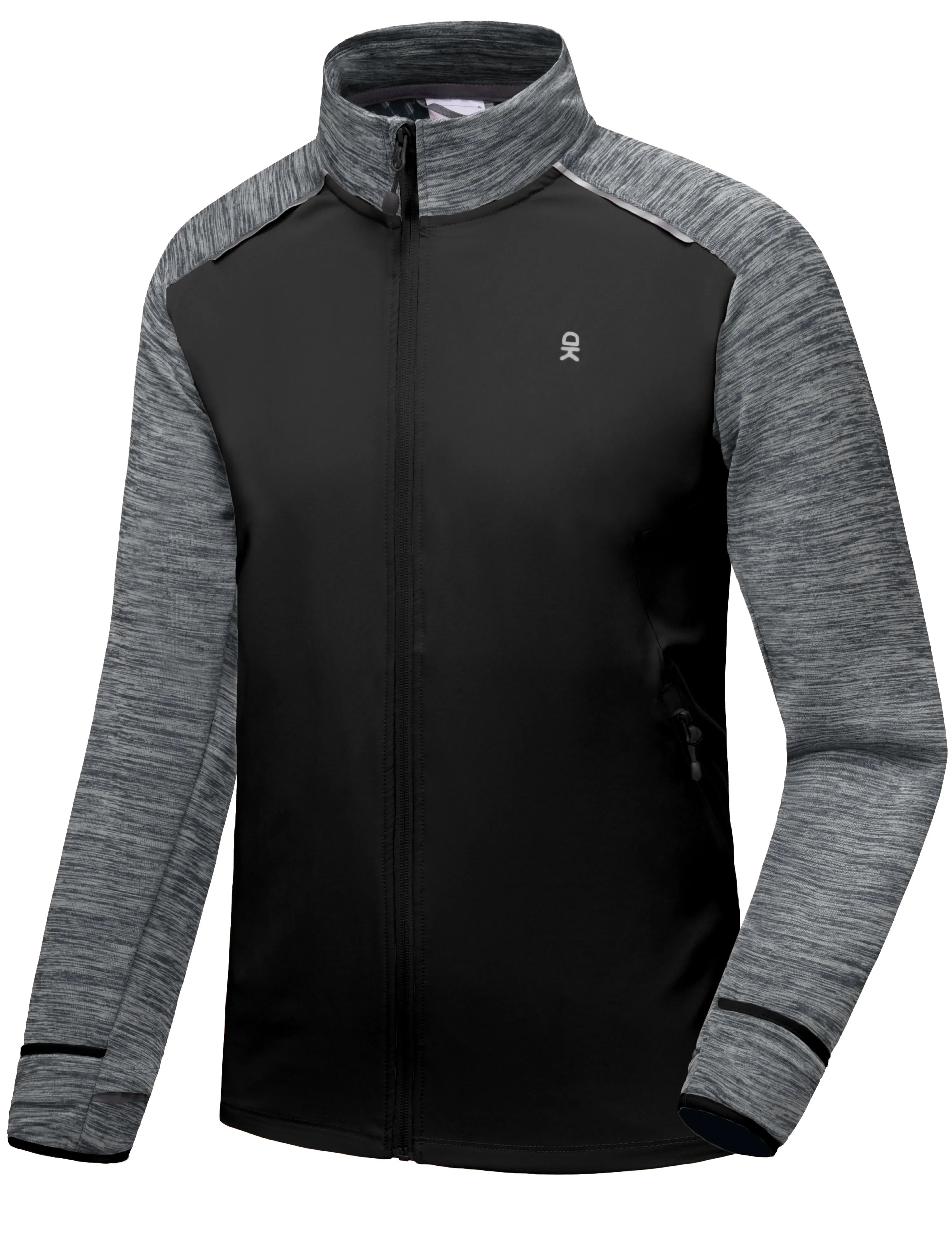 Men's Thumbholes Stretch Golf Running Jacket