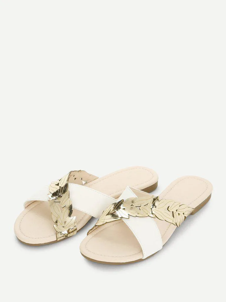 Metallic Panel Criss Cross Sliders