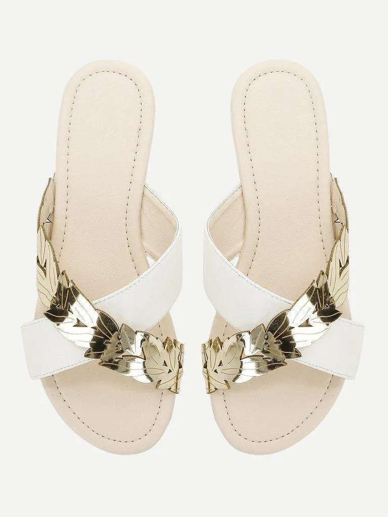 Metallic Panel Criss Cross Sliders