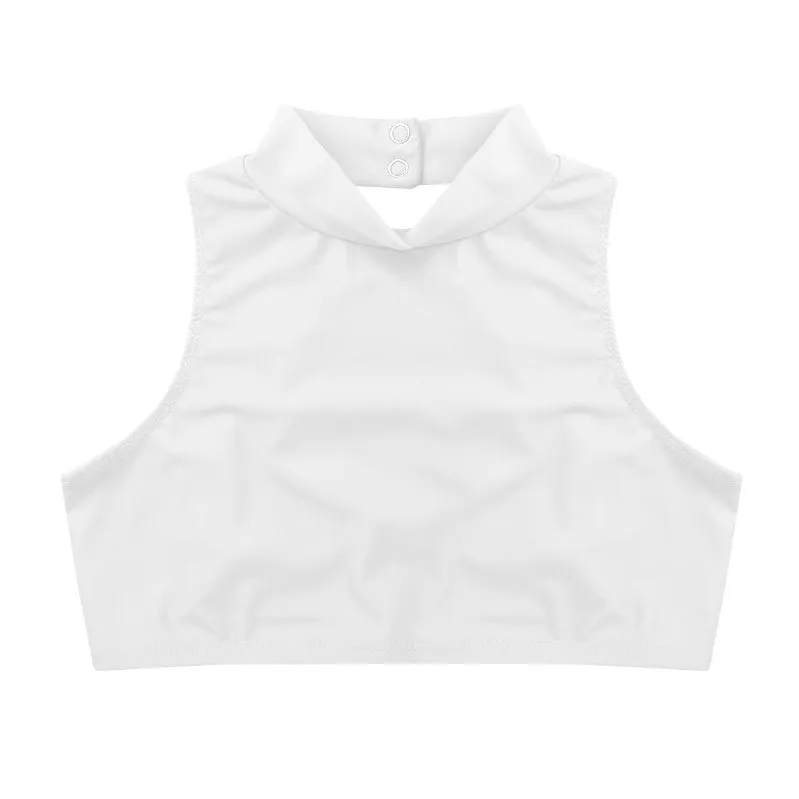 Mock Neck Crop Top