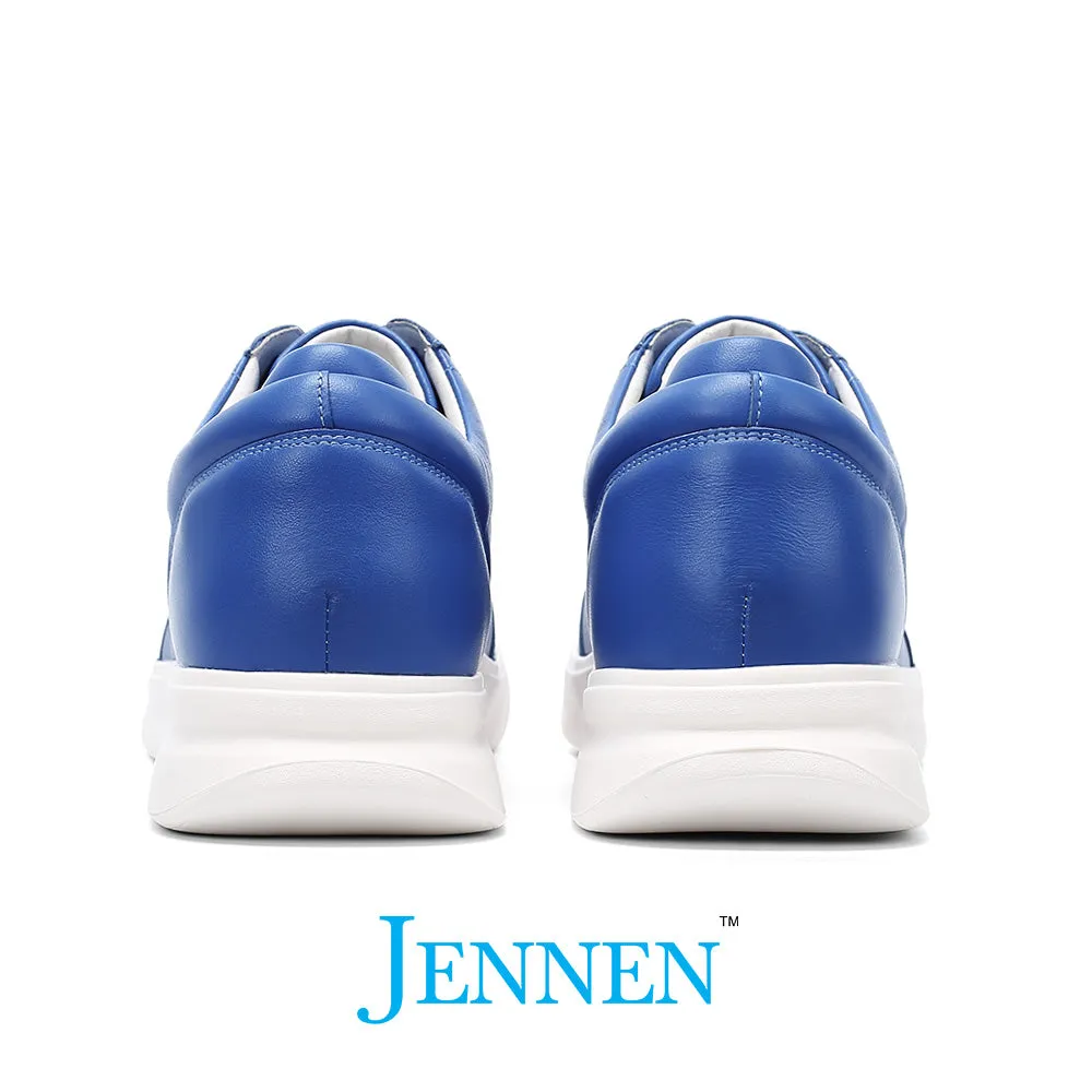 Mr. Federer 7cm | 2.8 inches Blue Sporty Elevated Sneakers