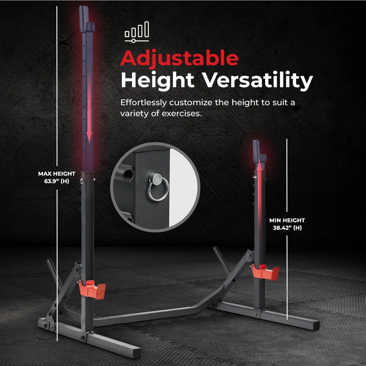 Multifunctional Adjustable Bench Press Squat Rack